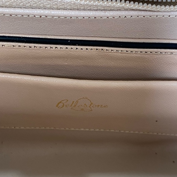 Bellestone Vintage Alligator Leather Black Handbag - Picture 8 of 16